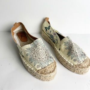 Sunkiss floral espadrille shoes